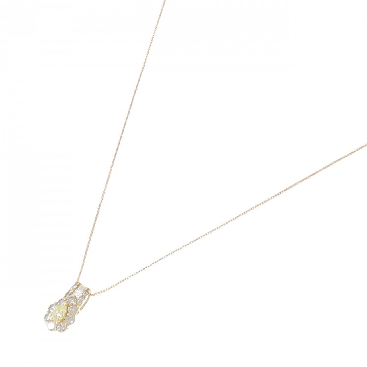 K18YG ダイヤモンド ネックレス 0.70CT