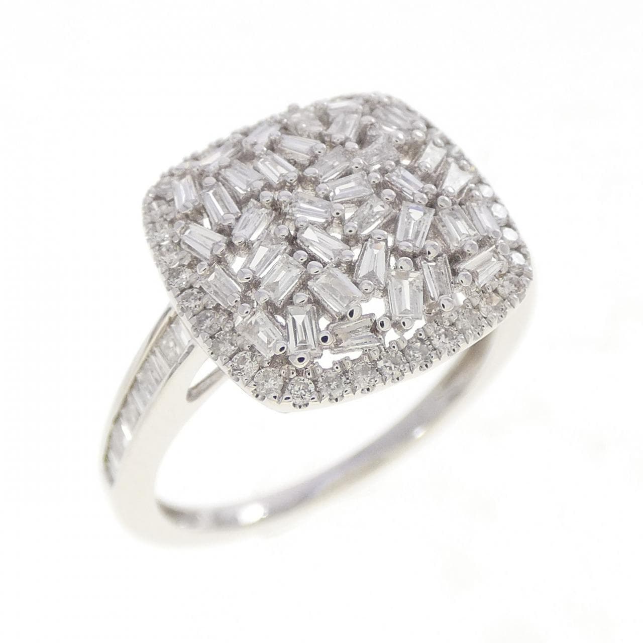 K18WG ダイヤモンド リング 0.45CT