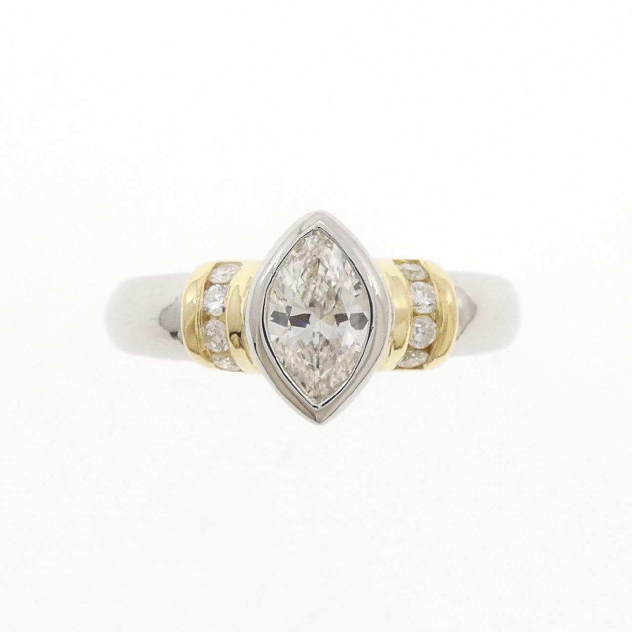 PT900/K18YG ダイヤモンド リング 0.41CT