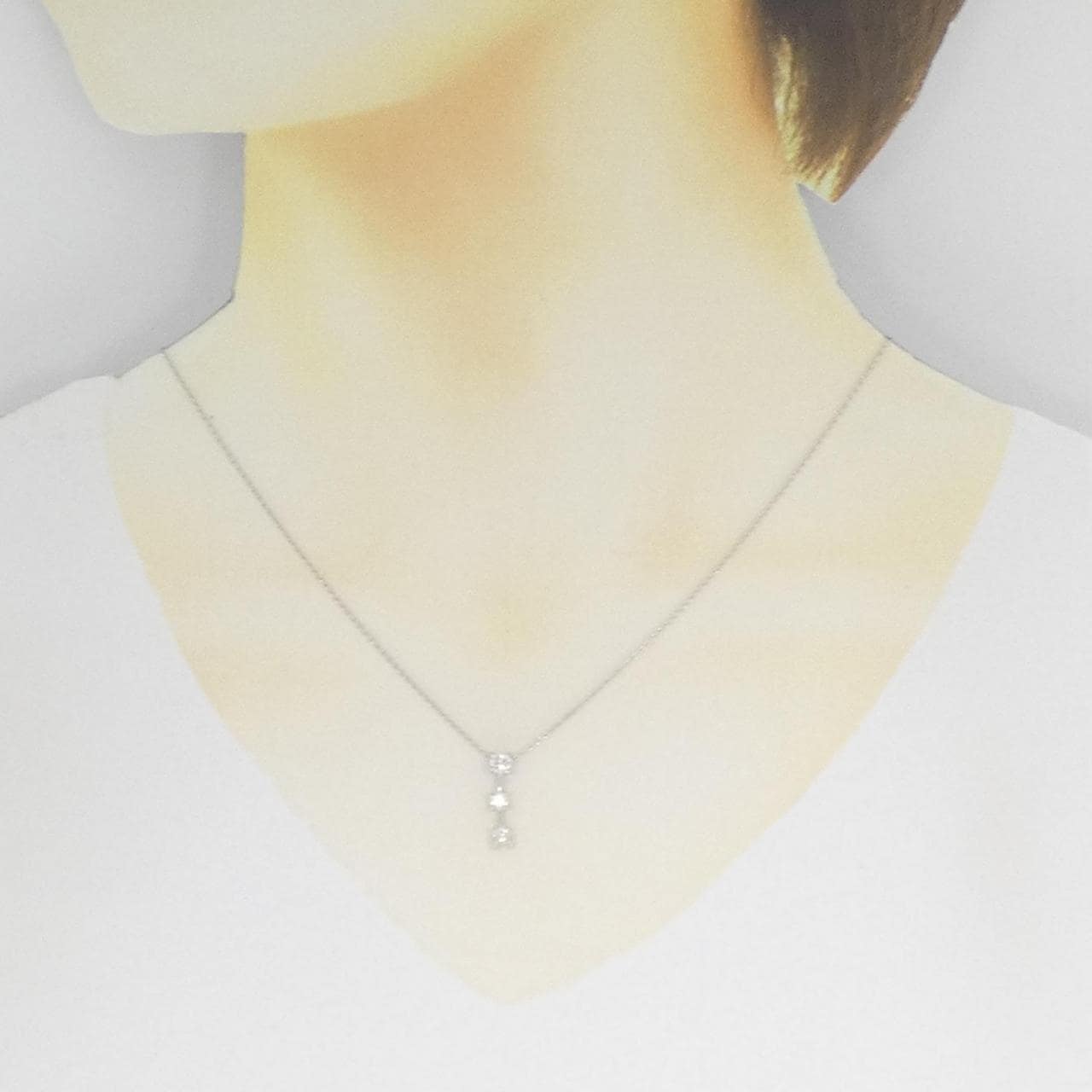 トリロジー ダイヤモンド ネックレス 0.40CT