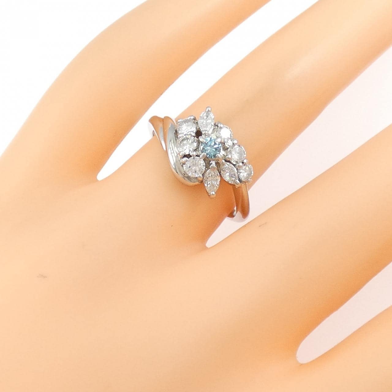 PT900 ダイヤモンド リング 0.76CT