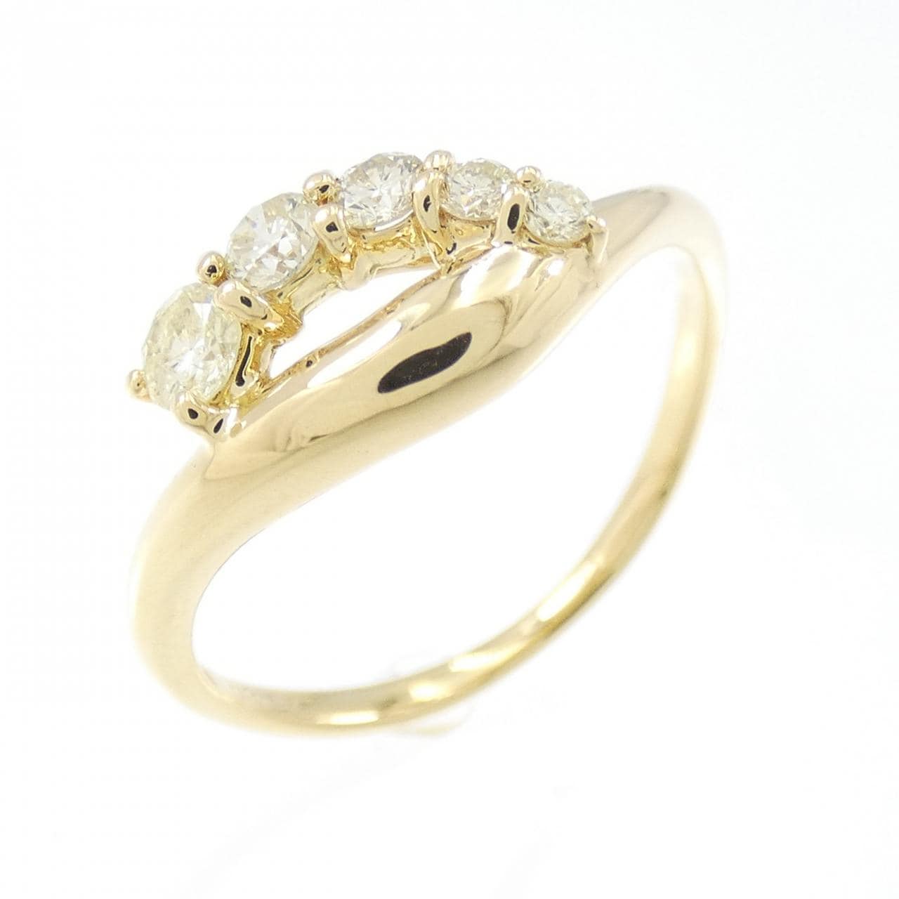 K18YG ダイヤモンド リング 0.30CT