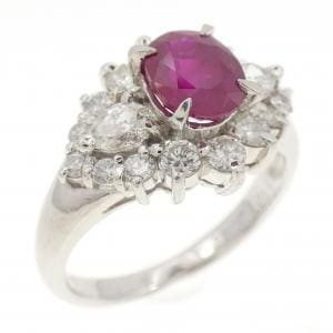 PT900 ルビー リング 1.10CT