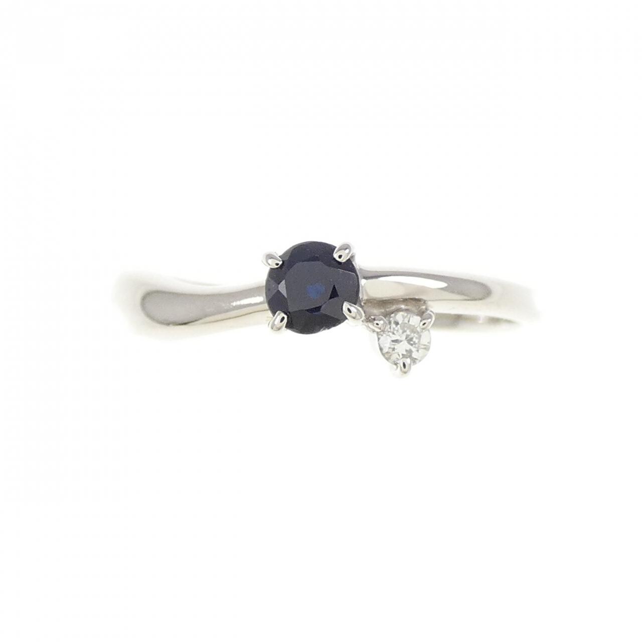PT900 サファイヤ リング 0.18CT