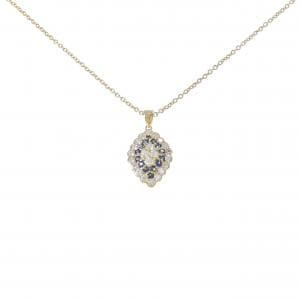 K18YG サファイヤ ネックレス 0.43CT