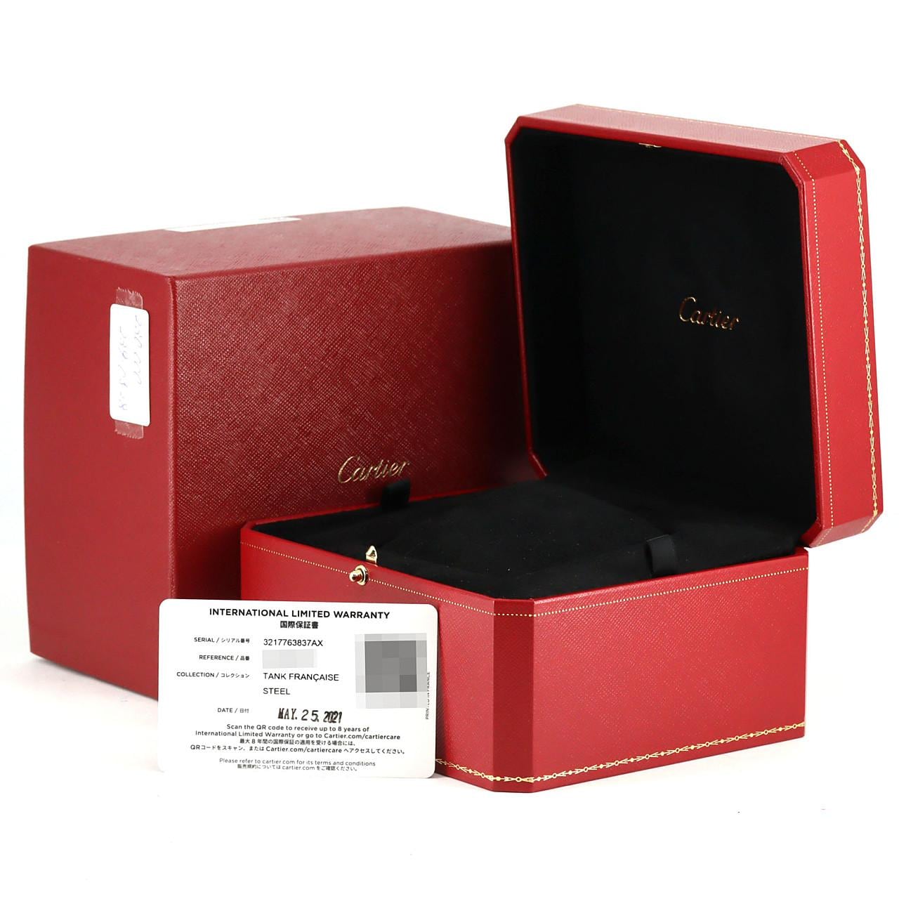 カルティエ タンクフランセーズSM W51008Q3 SS クォーツ