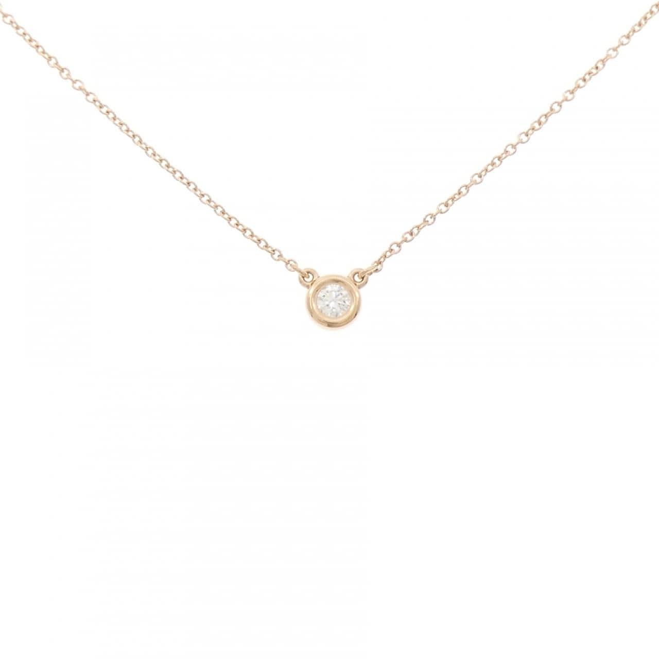 ティファニー バイザヤード ネックレス 0.10CT