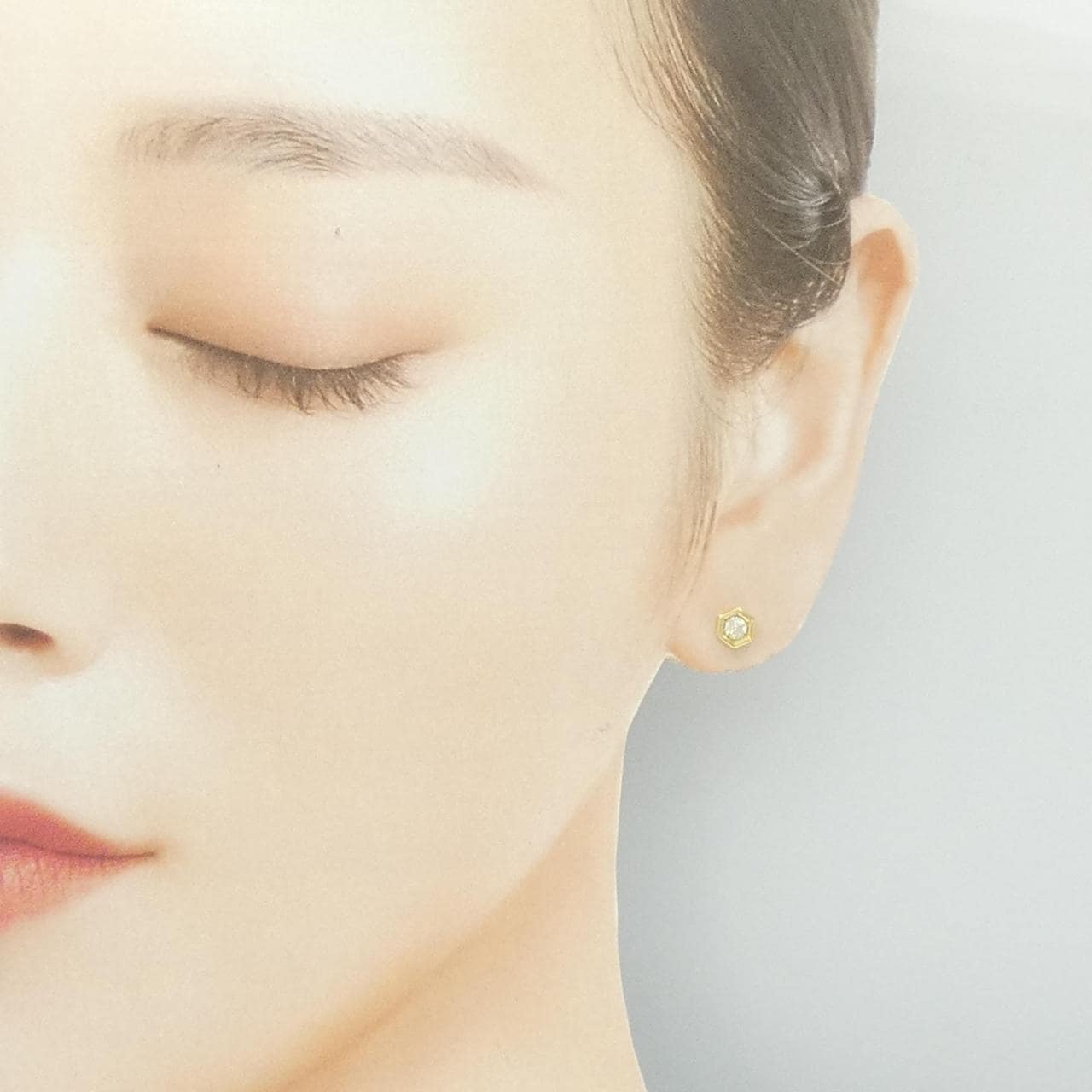 K18YG ダイヤモンド ピアス 0.209CT