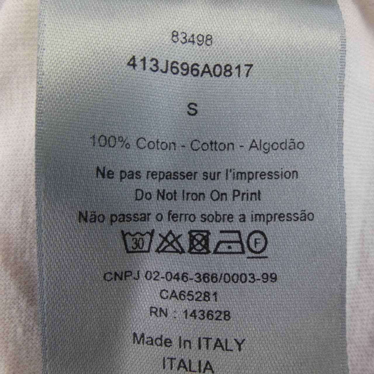 ディオール DIOR 413J696A0817 Tシャツ
