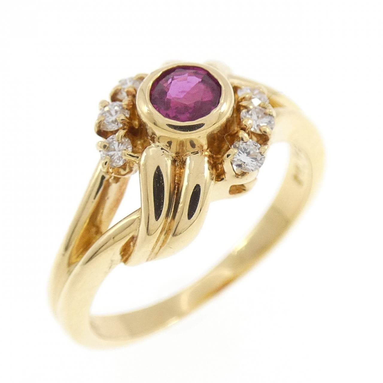 ミキモト ルビー リング 0.25CT