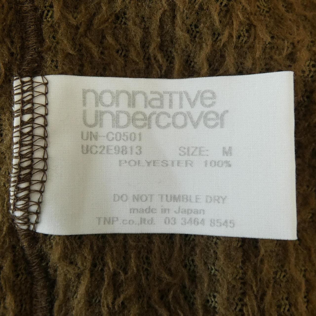 ノンネイティブ NONNATIVE UN-C0501 トップス