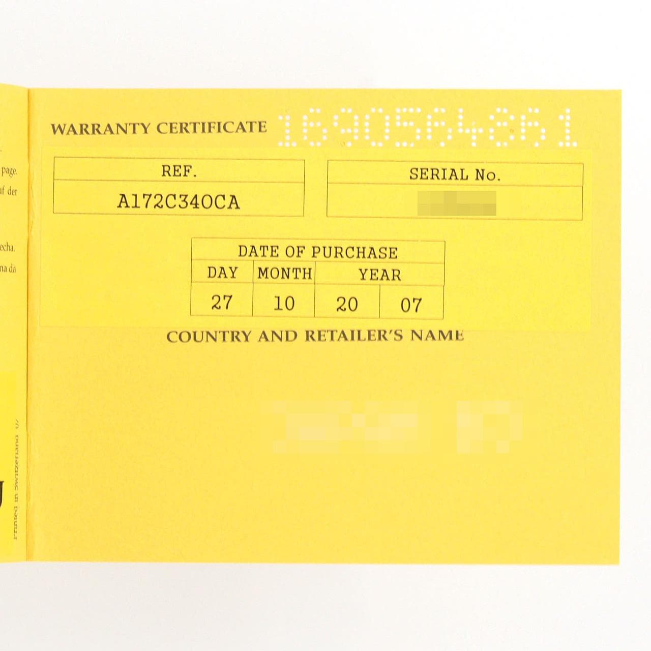 ブライトリング スーパーオーシャンヘリテージ46 A17320/A172C34OCA SS 自動巻