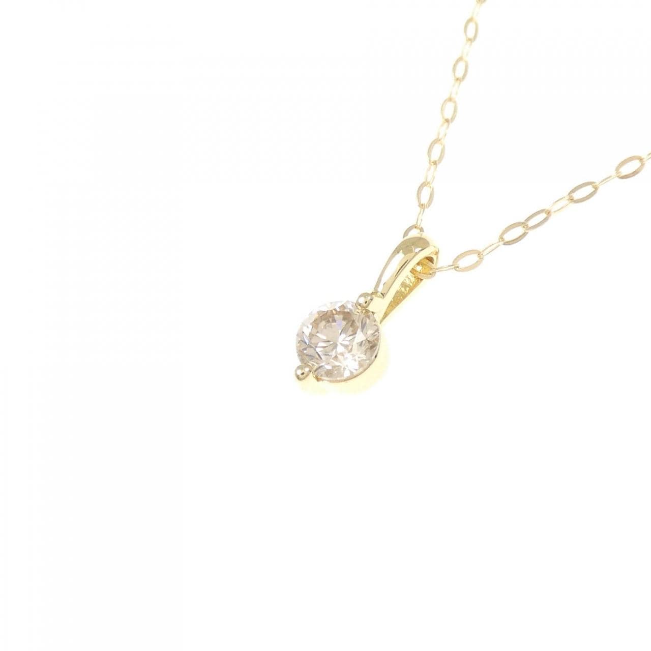 K18YG ダイヤモンド ネックレス 0.30CT