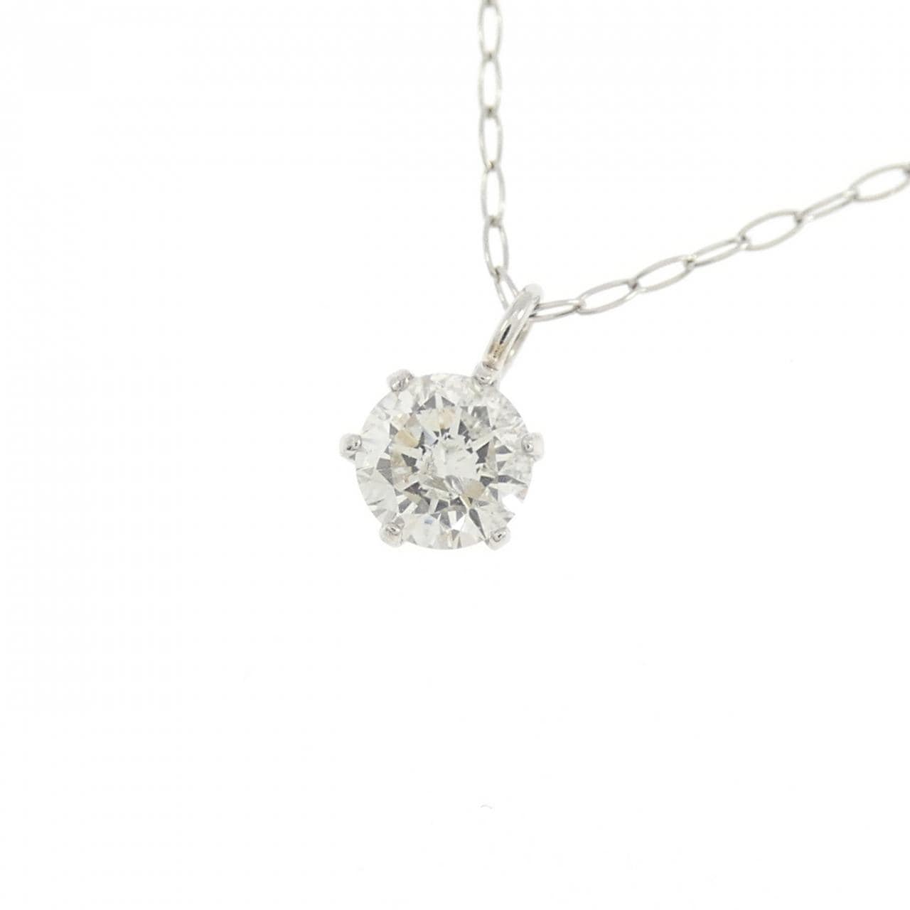 PT900/PT850 ソリティア ダイヤモンド ネックレス 0.20CT