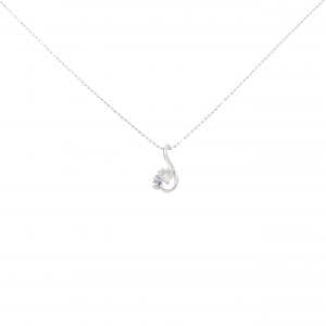 K10WG カラーストーン ネックレス