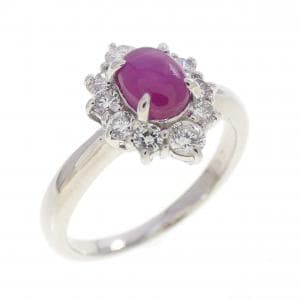 PT900 スタールビー リング 0.92CT