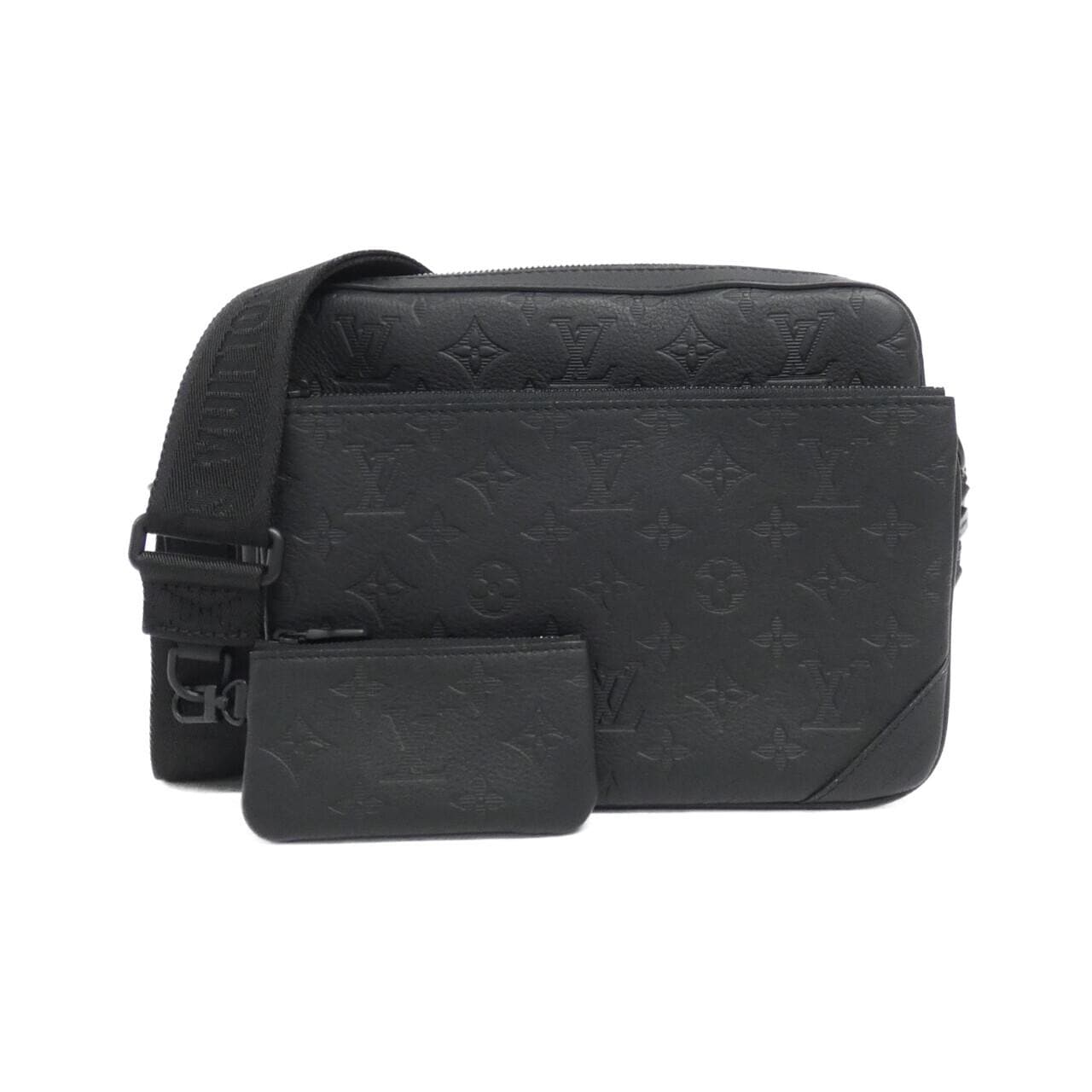 LOUIS VUITTON Monogram Shadow Trio 郵差包 M46602 肩背包