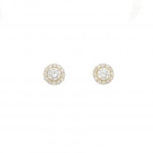 【リメイク】K18YG ダイヤモンド ピアス 0.60CT