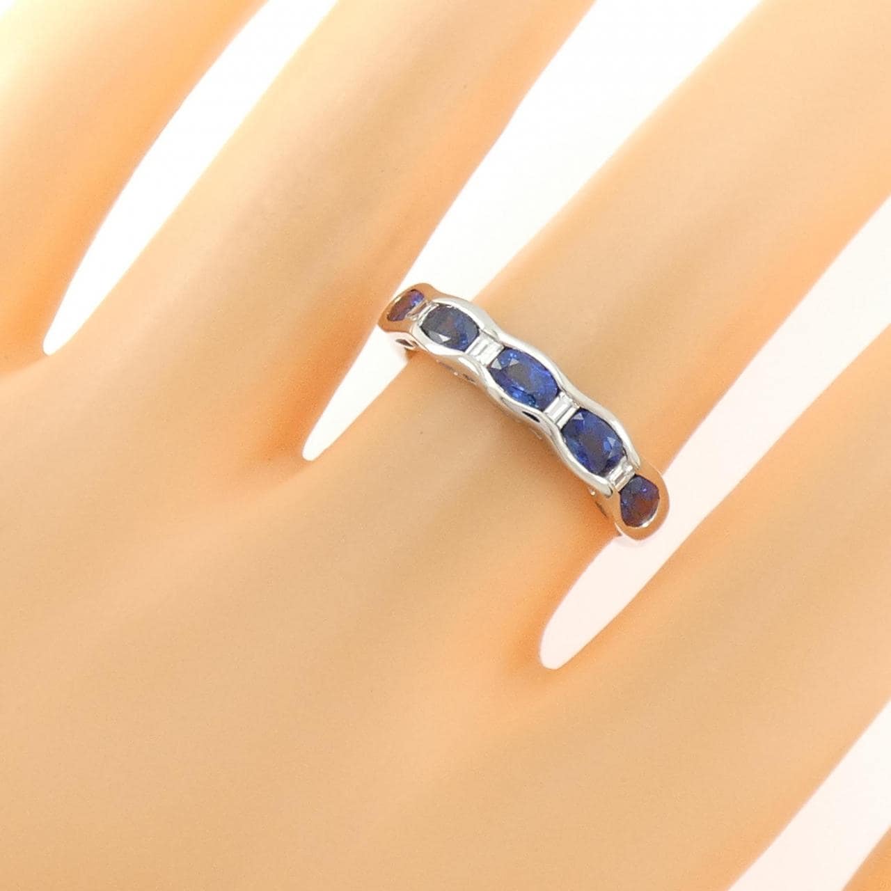 PT900 サファイヤ リング 1.20CT