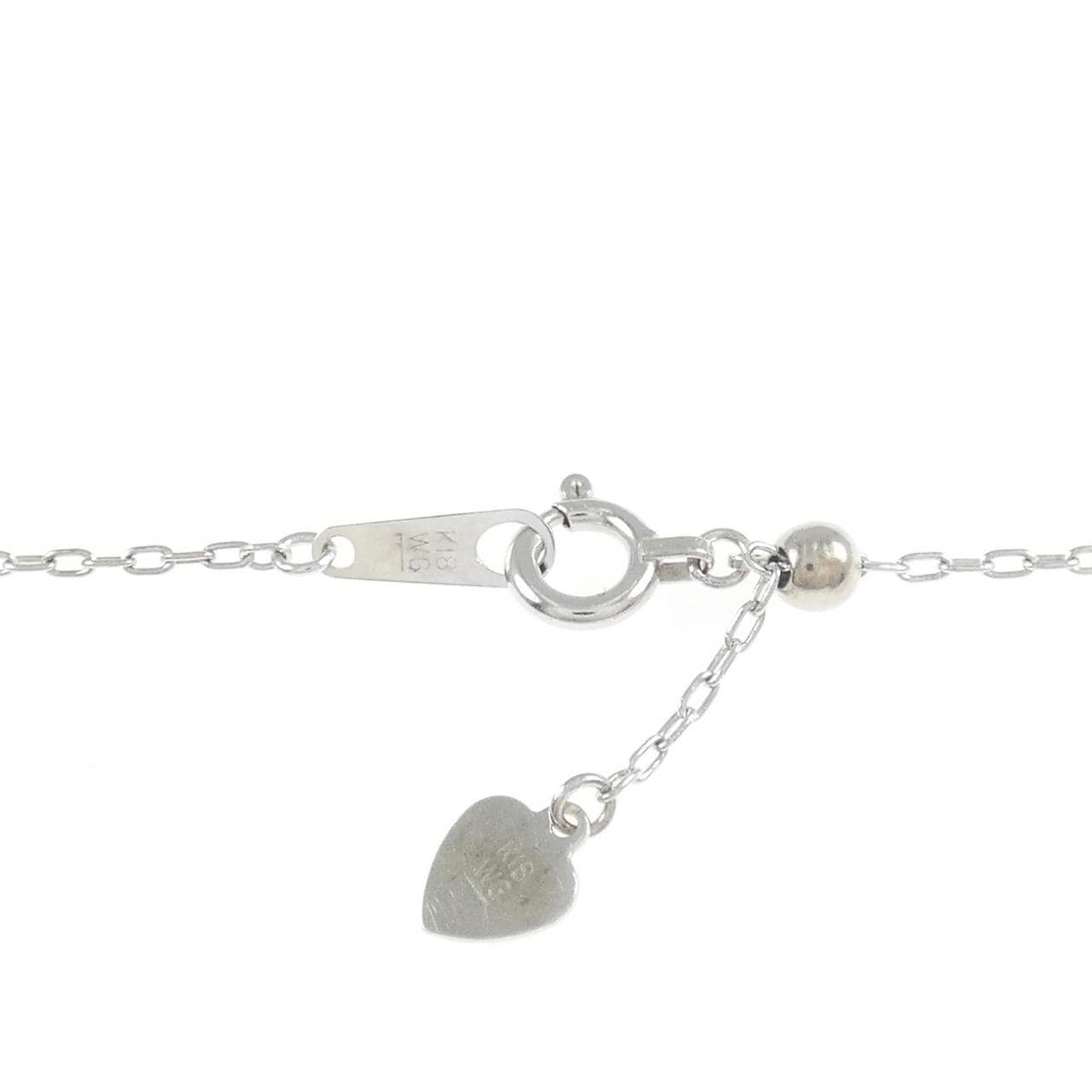 K18WG ダイヤモンド ブレスレット 0.20CT