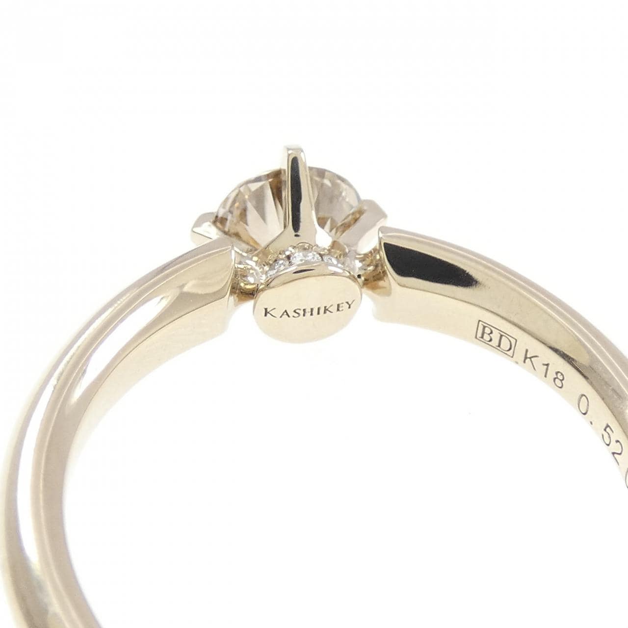 カシケイ ソリティア リング 0.52CT