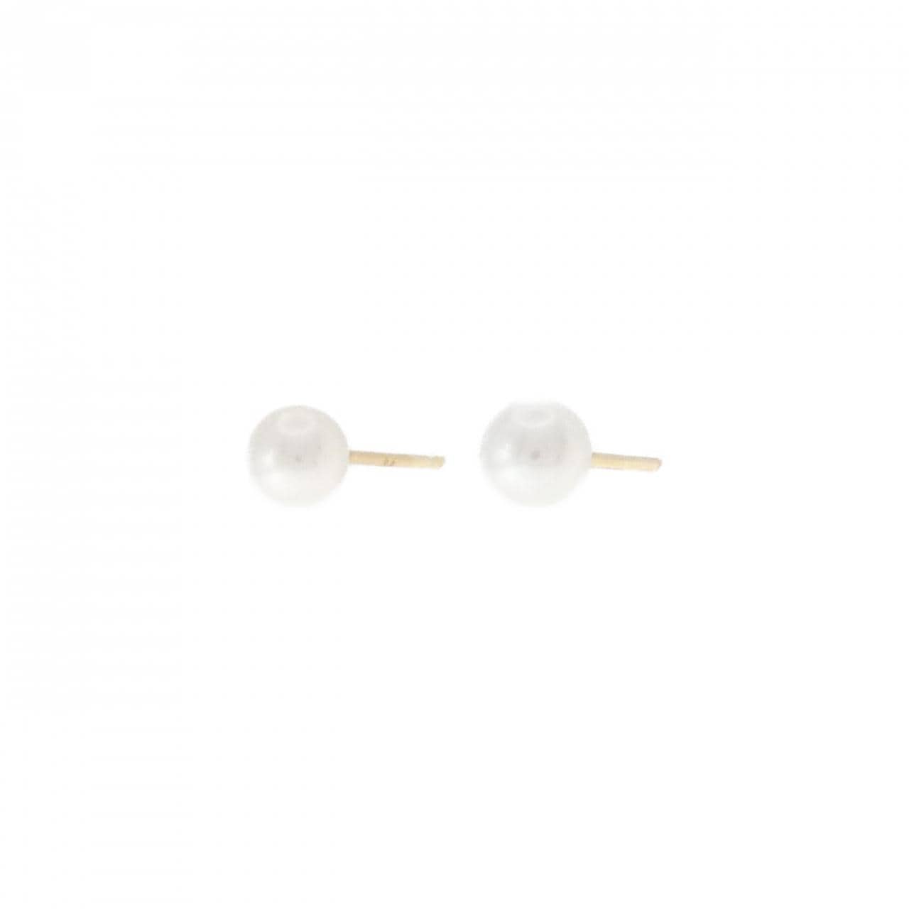 K18YG アコヤパール ピアス 5.3mm