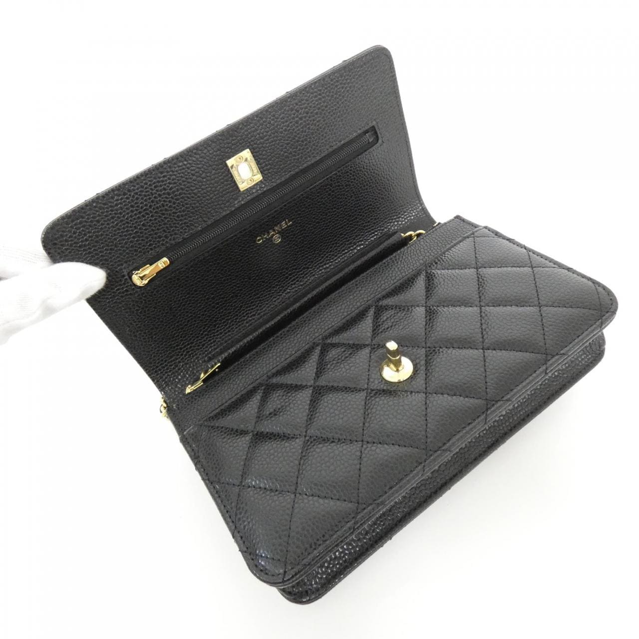 【未使用品】シャネル AP4241 チェーンウォレット