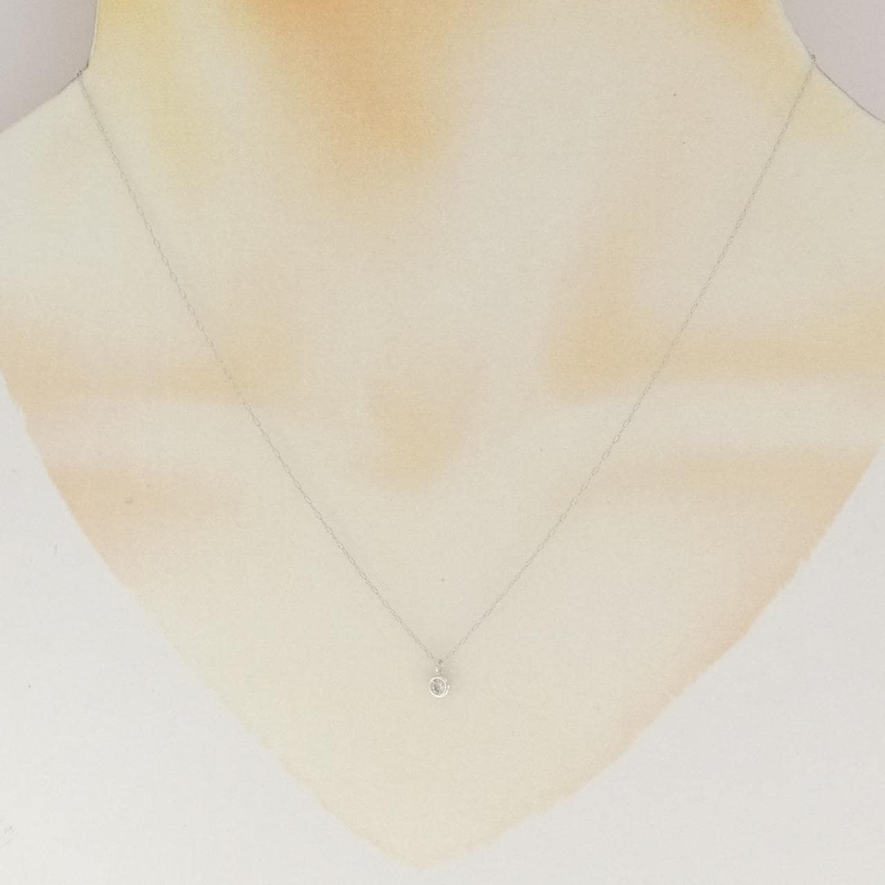 PT900/PT850 ダイヤモンド ネックレス 0.10CT