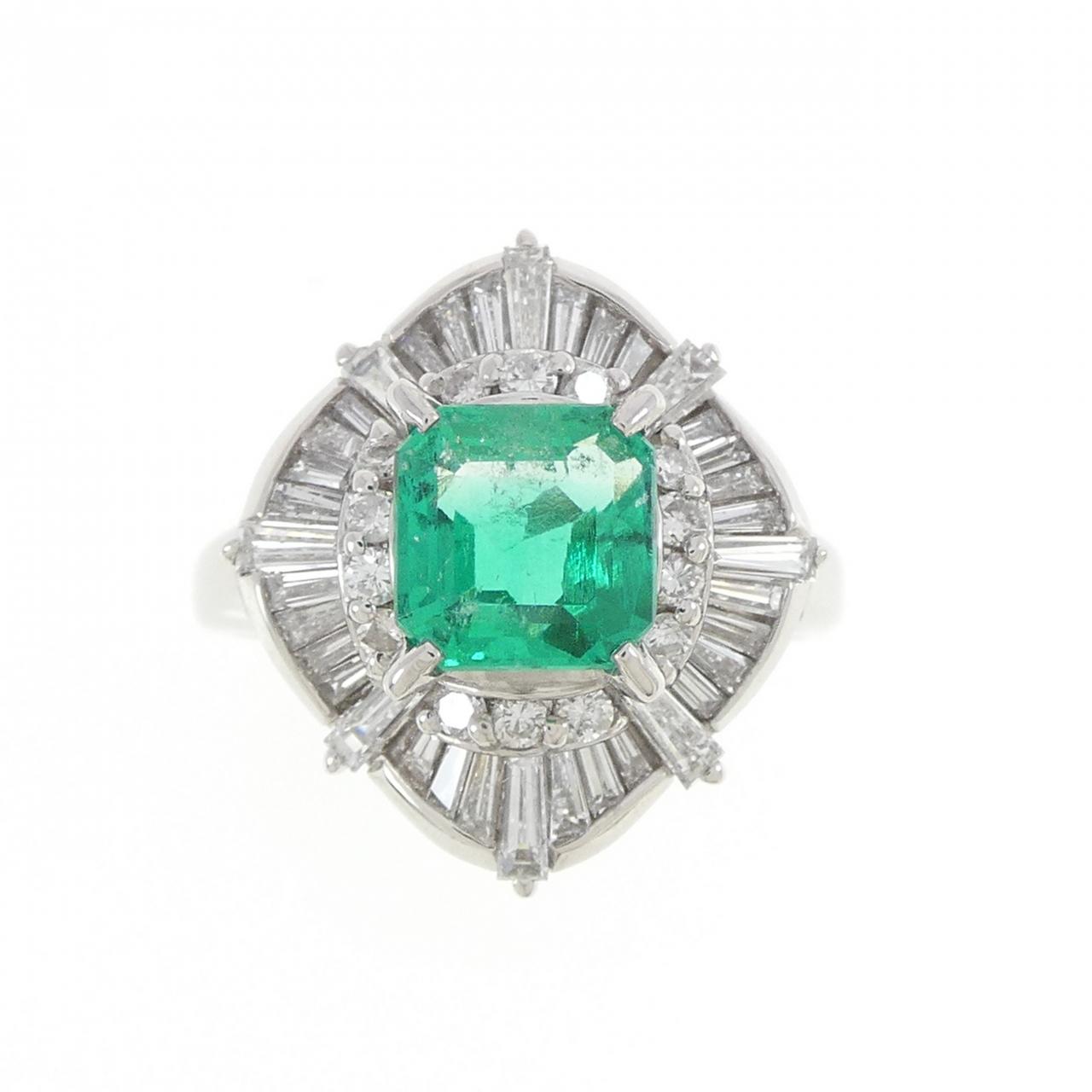 PT900 エメラルド リング 1.01CT