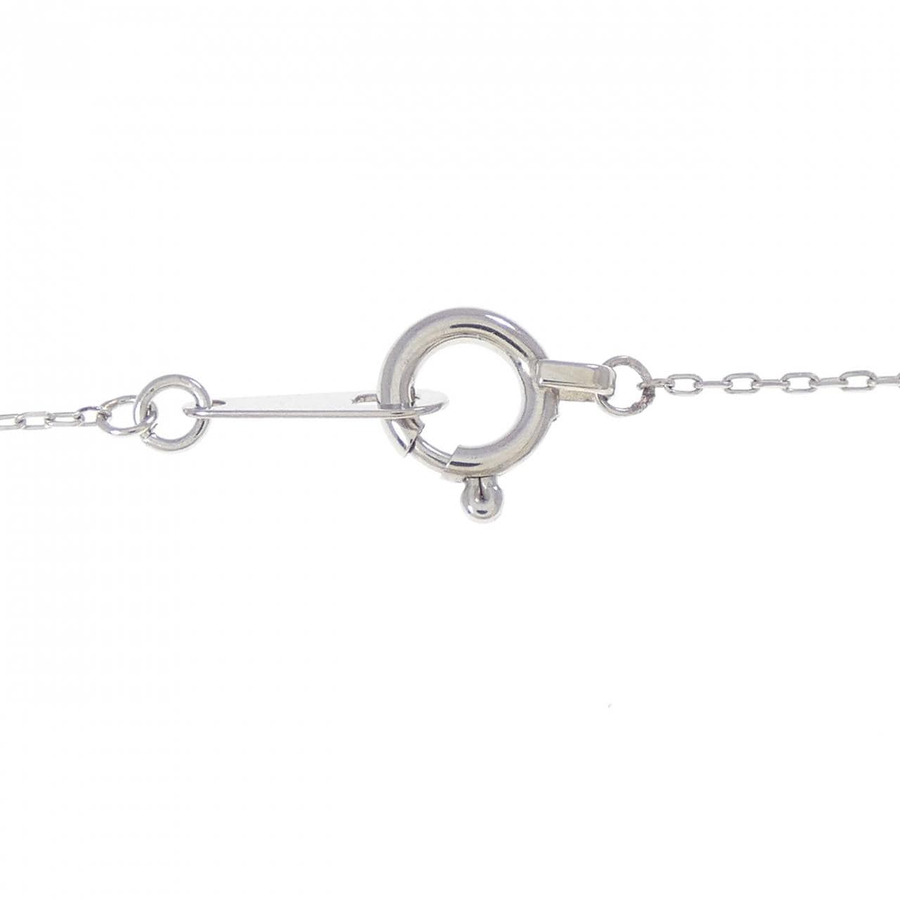 PT900/PT850 ハート ダイヤモンド ネックレス 0.03CT