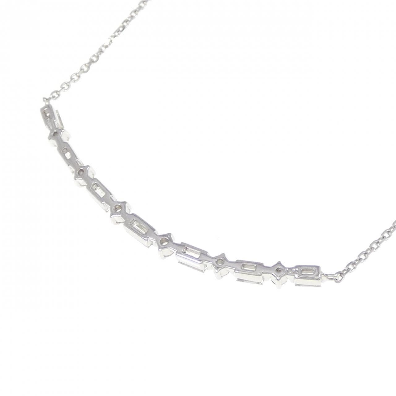 【新品】PT900/PT850 ダイヤモンド ネックレス 0.30CT