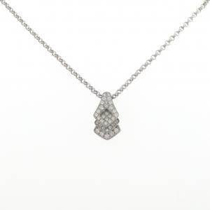 K18WG/750WG ダイヤモンド ネックレス 1.00CT