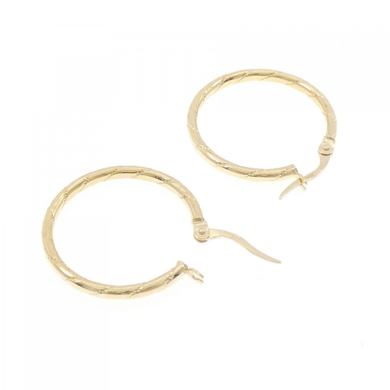 【新品】750YG フープ ピアス