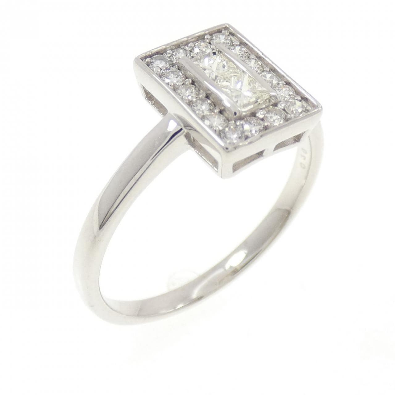 K18WG ダイヤモンド リング 0.30CT