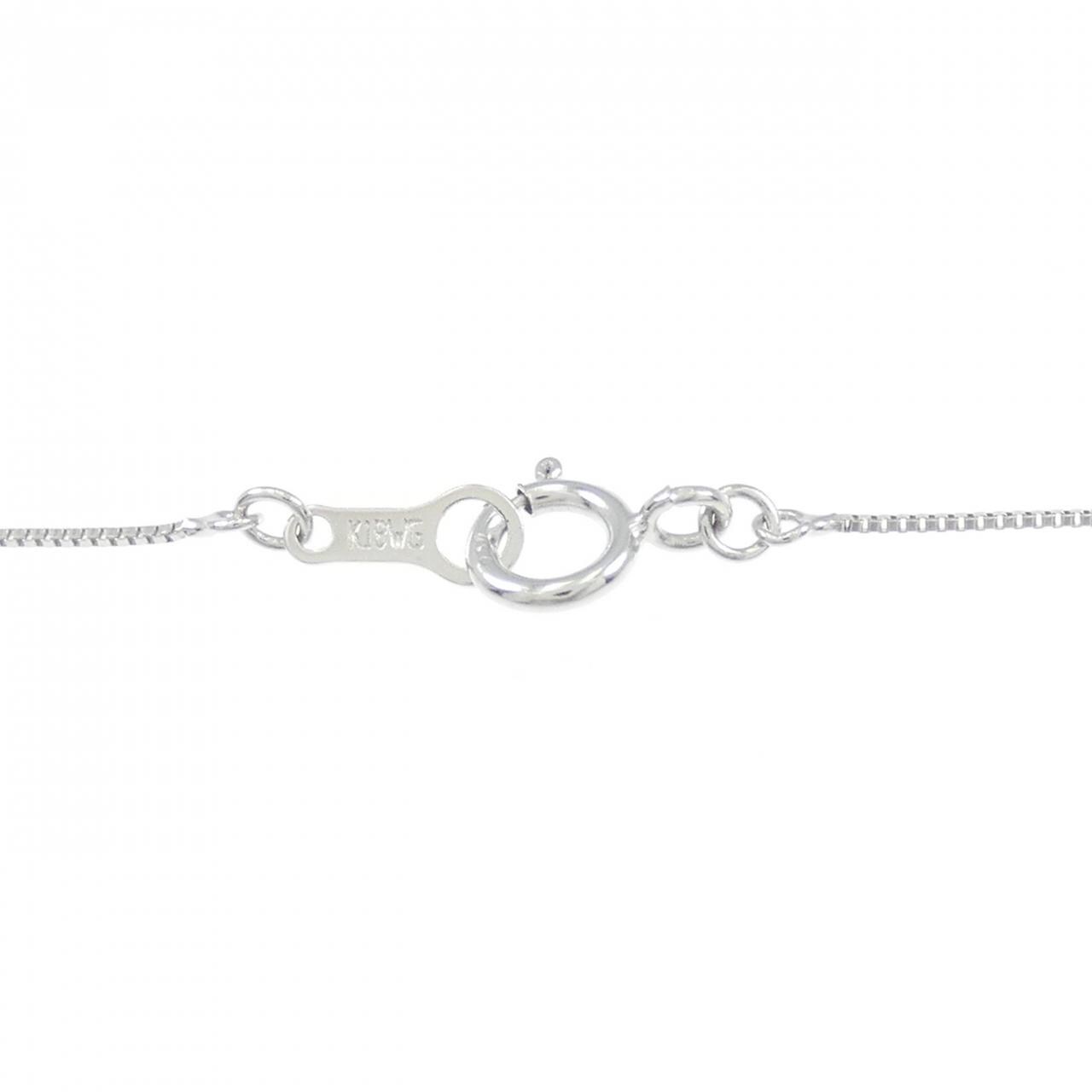 K18WG ダイヤモンド ネックレス 0.20CT