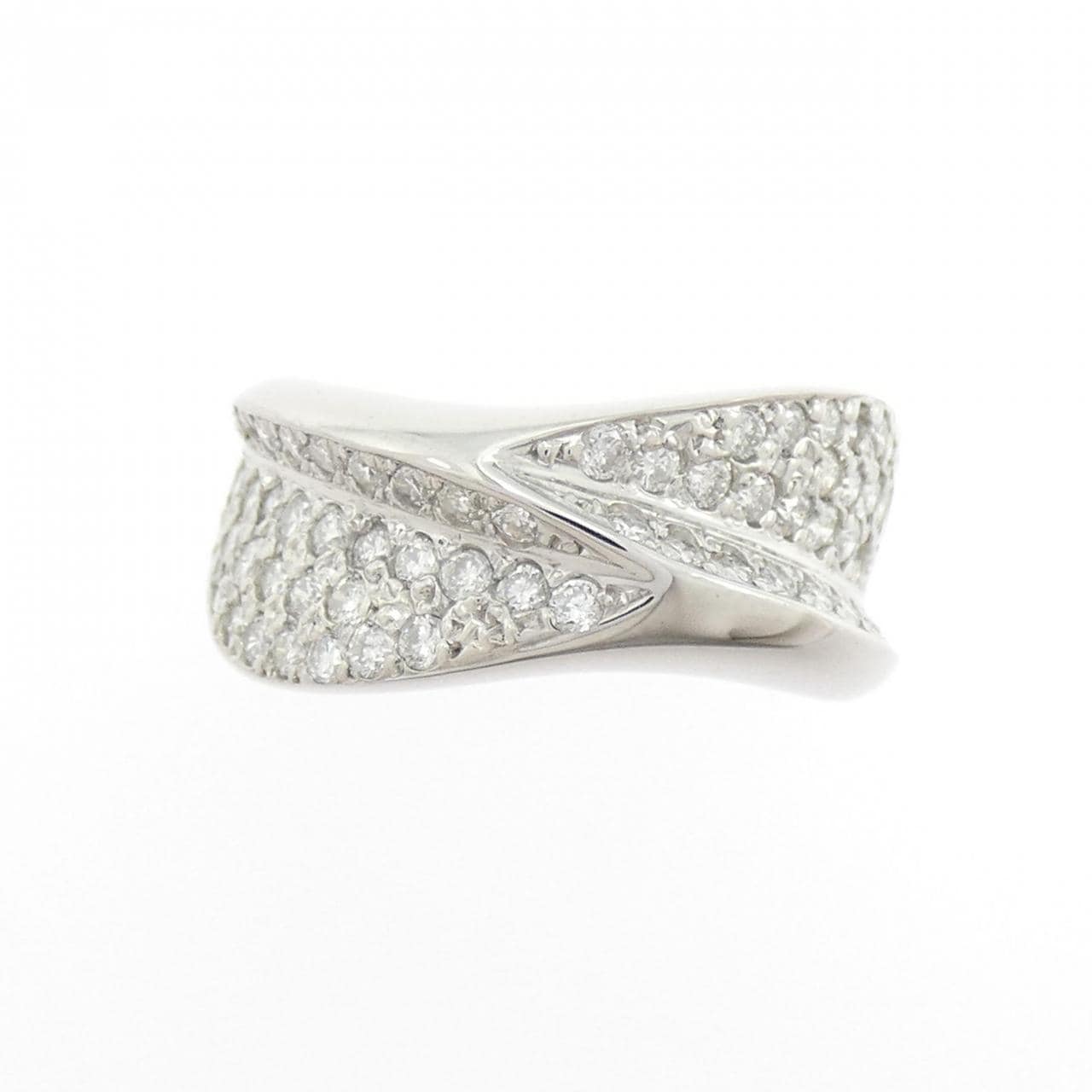 K18WG ダイヤモンド リング 1.01CT