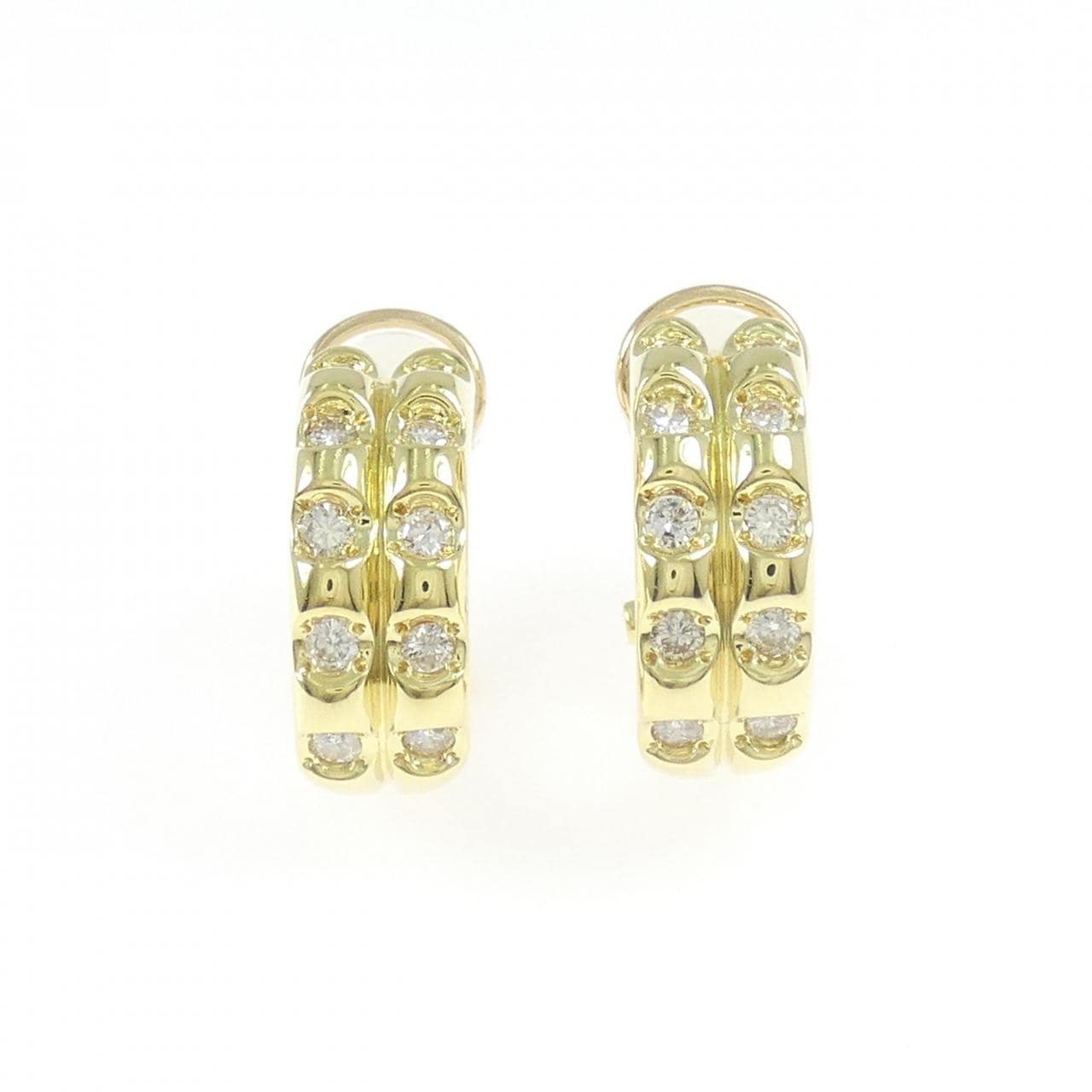 K18YG ダイヤモンド ピアス/イヤリング 0.60CT