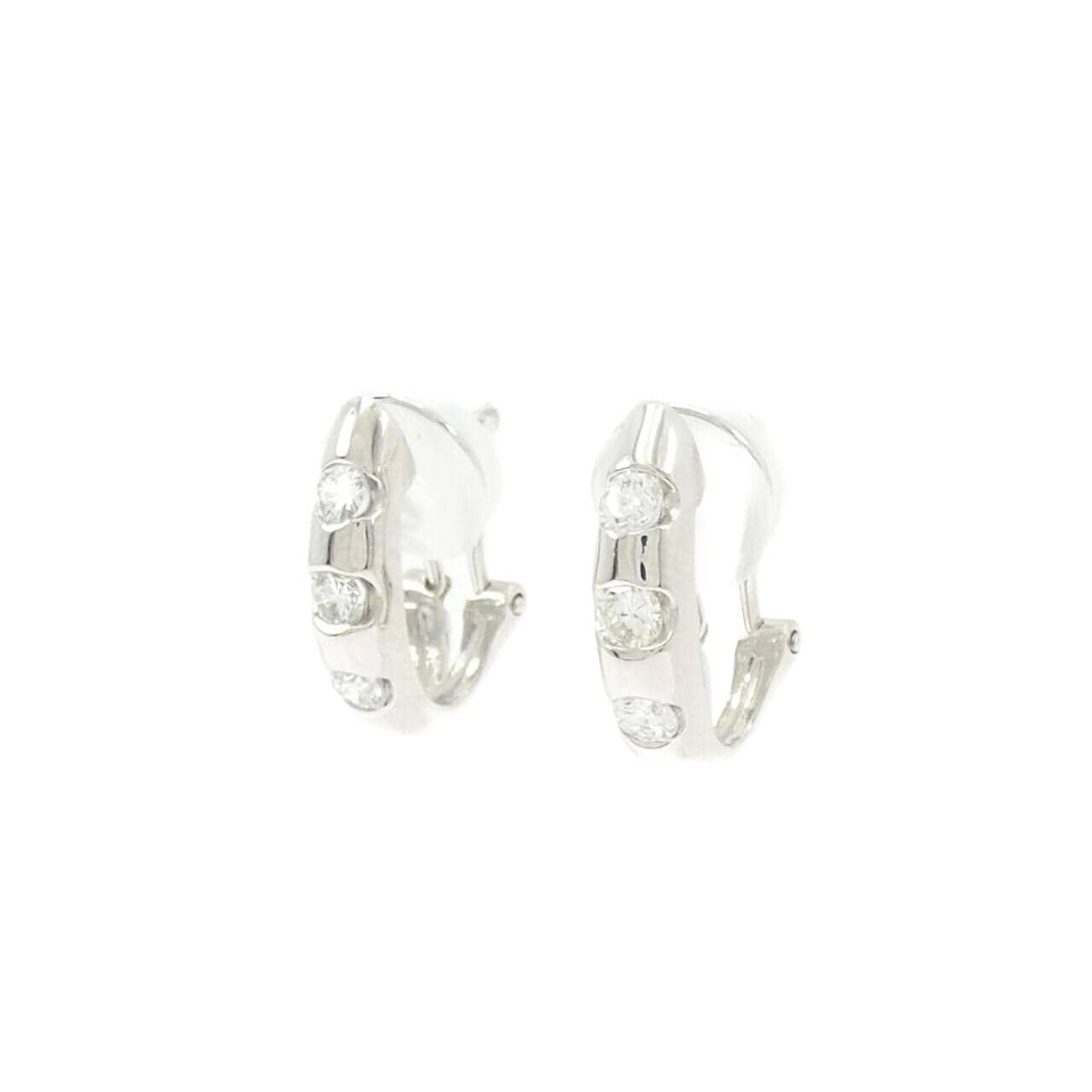 PT900 ダイヤモンド ピアス/イヤリング 0.56CT