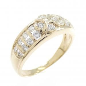 K18YG ダイヤモンド リング 0.58CT