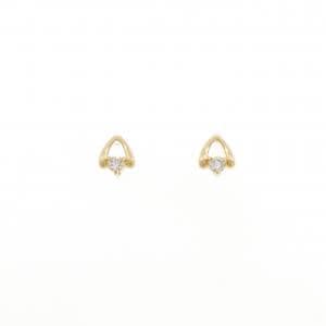 K18YG ダイヤモンド ピアス 0.10CT