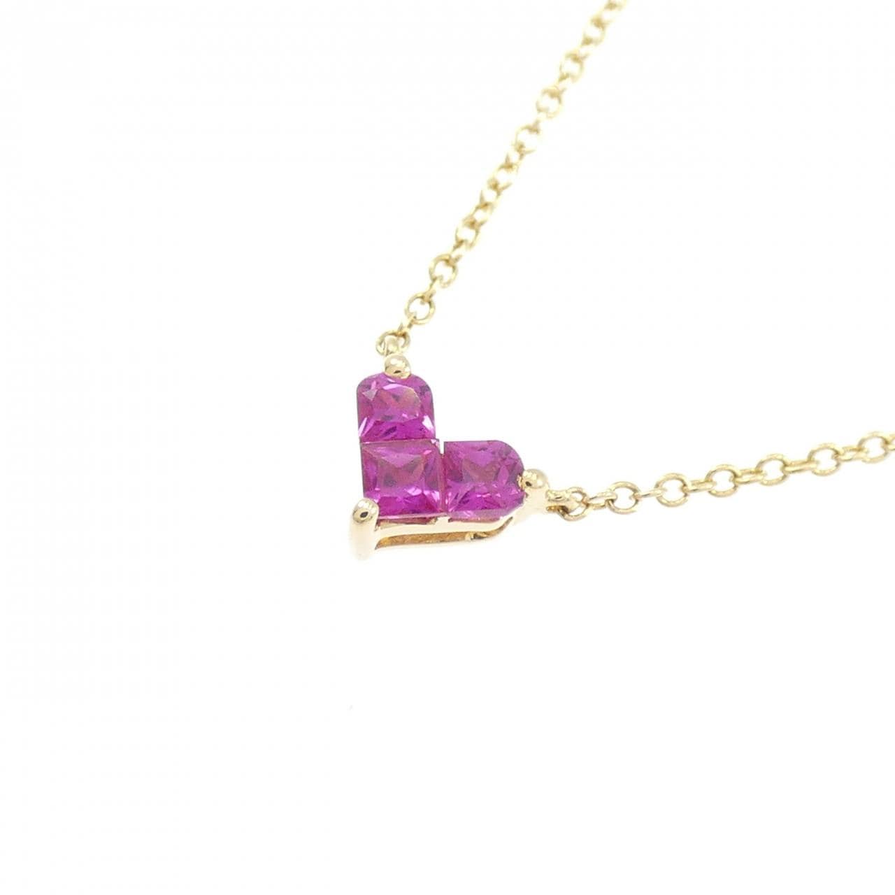スタージュエリー ミステリアスハート ネックレス 0.13CT