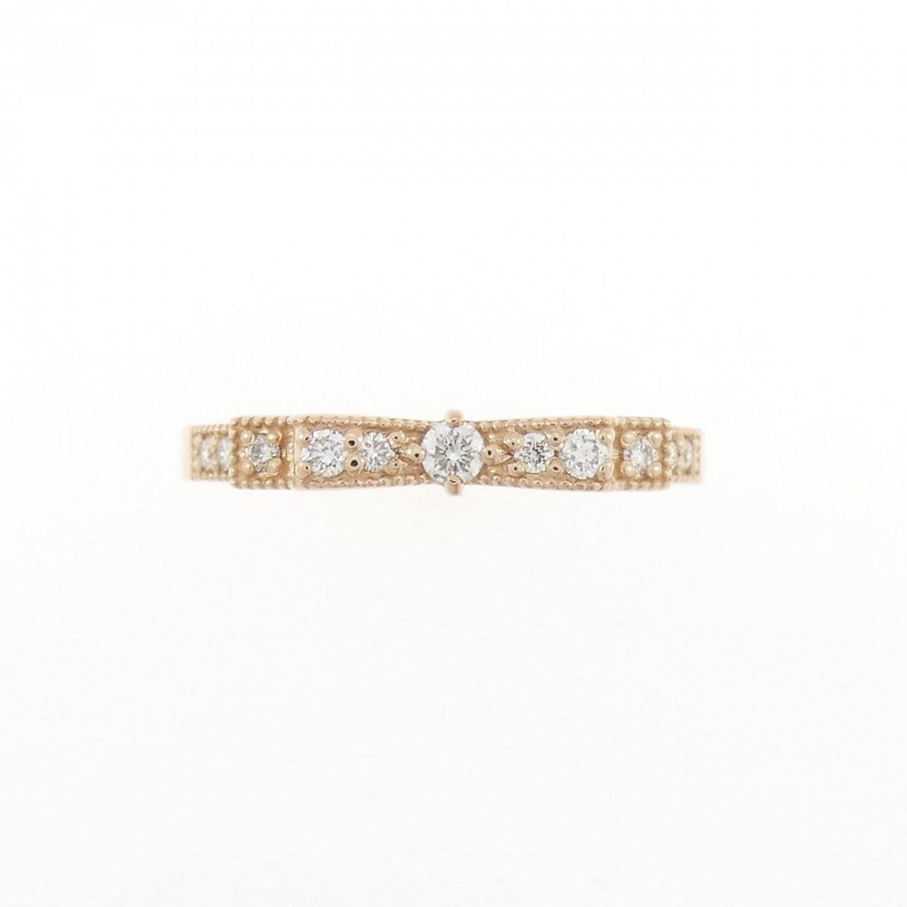 エテ リボン ダイヤモンド リング 0.11CT