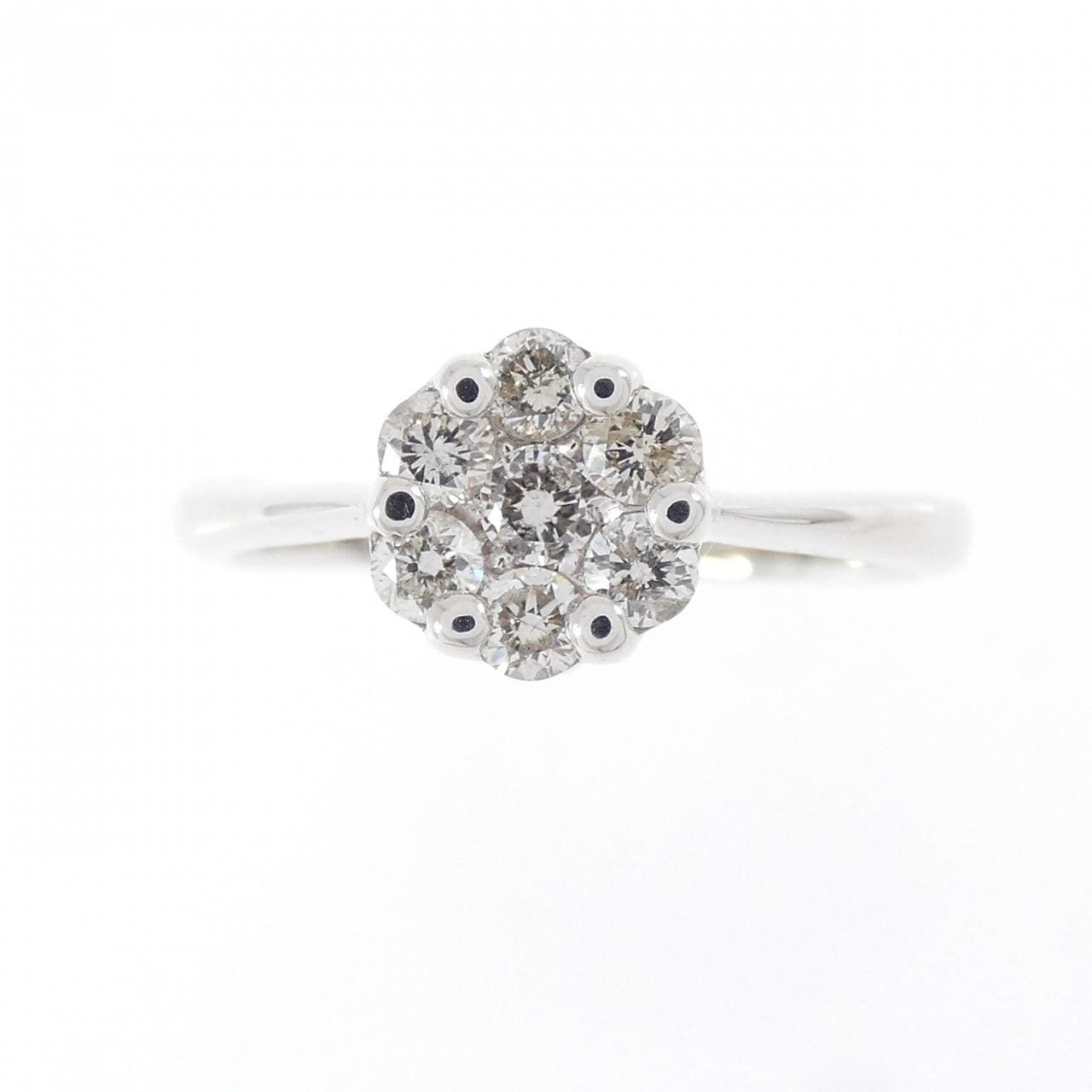 K18WG ダイヤモンド リング 0.35CT