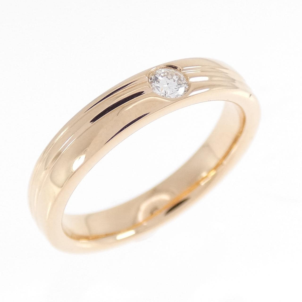 750PG ダイヤモンド リング 0.07CT