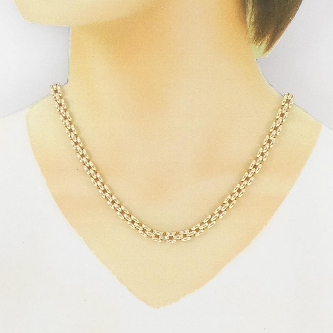 ウノアエレ ダイヤモンド ネックレス 0.12CT