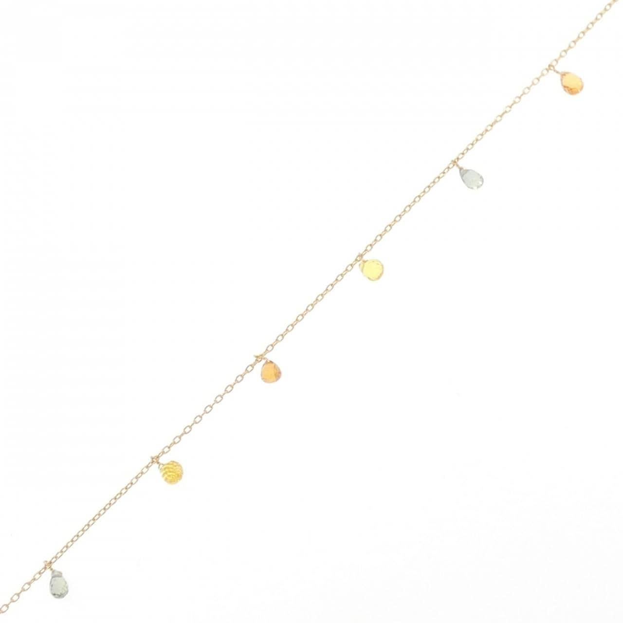 K18YG サファイヤ ブレスレット