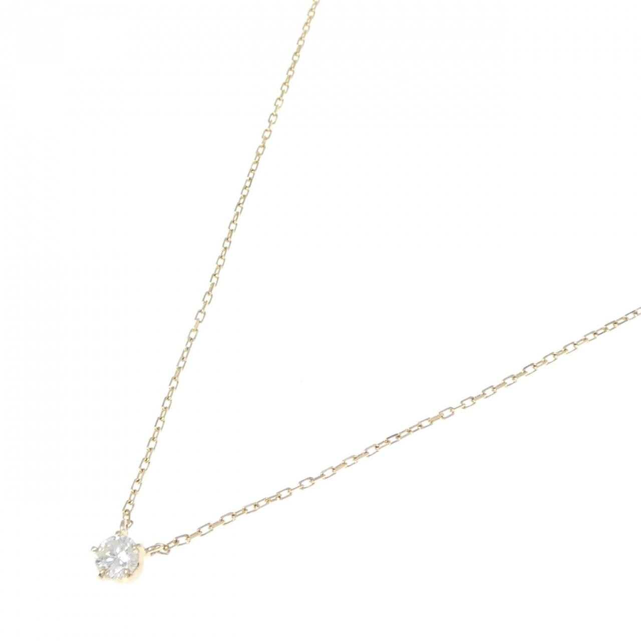 K18YG ダイヤモンド ネックレス 0.24CT