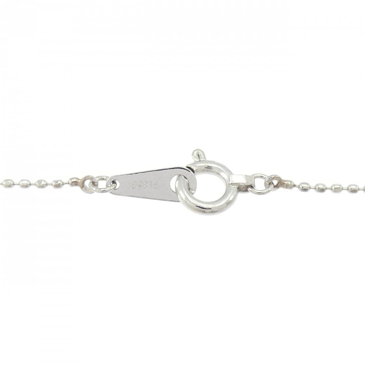 PT900/PT850 ソリティア ダイヤモンド ネックレス 0.15CT