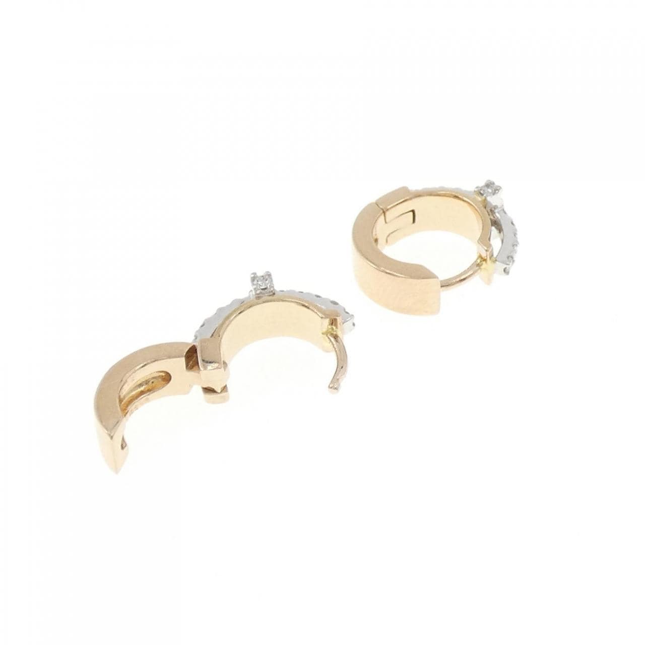K18PG/K18WG ダイヤモンド ピアス 0.24CT