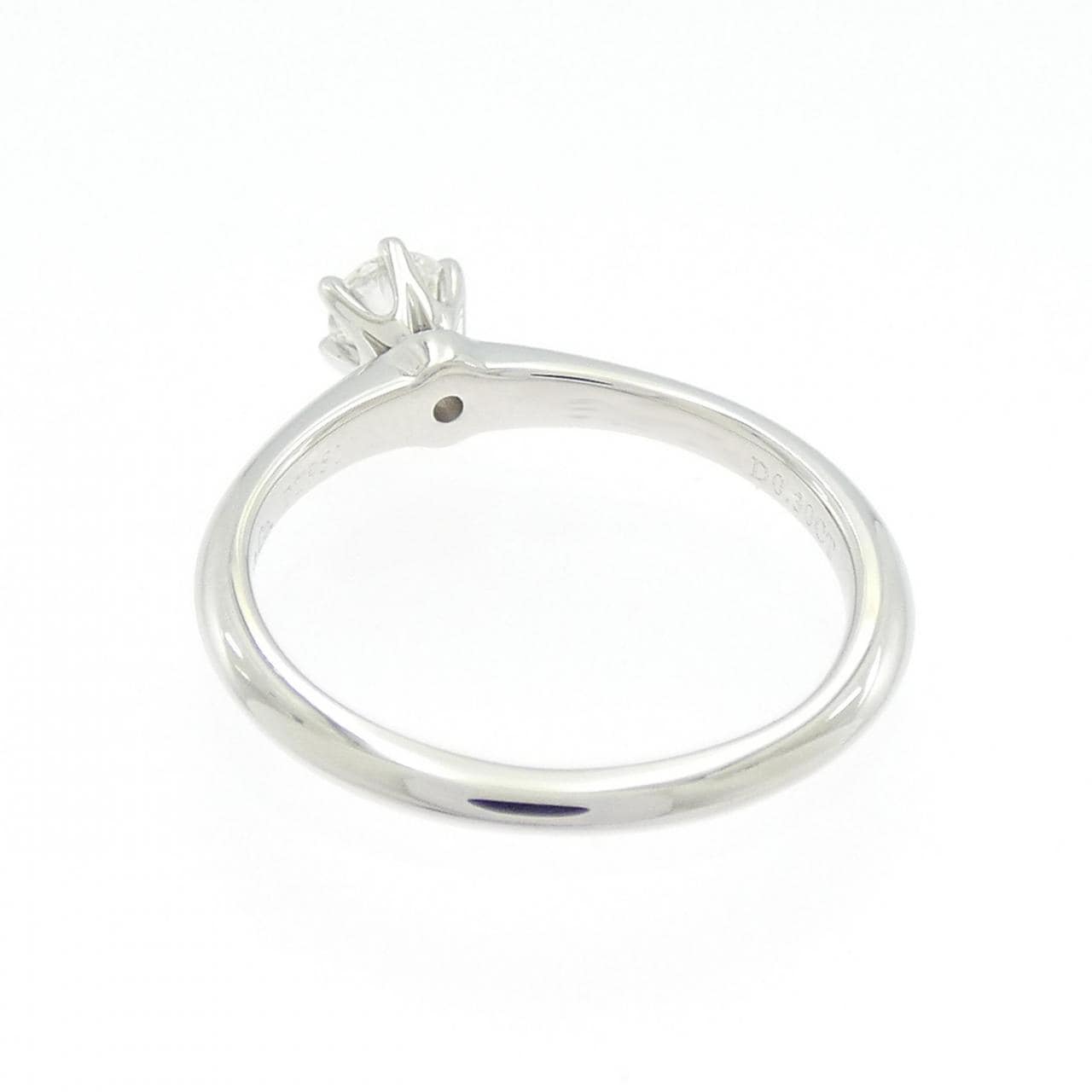 ティファニー クラシックソリティア リング 0.30CT H VVS1 3EXT